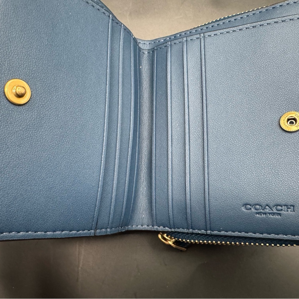 Coach Denim Bifold Wallet - Picture 4 of 5